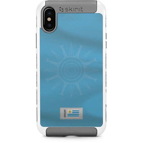 Uruguay Soccer Flag iPhone X/XS Cargo Case